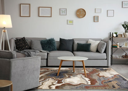 Tapis multicolore Janey - 2,39 m x 3,10 m | Carpette Janey multicolore - 2,39 m x 3,10 m