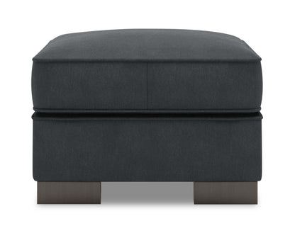 Fabriqué au Canada Canapé personnalisable Lab Track 24 en tissu d'apparence lin - Pax gris poivre | Pouf Track de Sofa Lab de 24 po fabriqué au Canada en tissu d'apparence lin - gris Pax Pepper | TR802949
