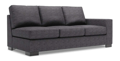 Canapé droit Track de la collection Sofa Lab - Luxury Charcoal | TR122993