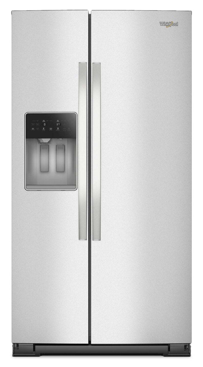 Réfrigérateur Whirlpool de 36 po et de 21 pi³ à compartiments juxtaposés - acier inoxydable résistant aux traces de doigts - WRSC5536RZ | Whirlpool 36 21 Cu. Ft. Side-by-Side Refrigerator - Fingerprint-Resistant Stainless - WRSC5536RZ