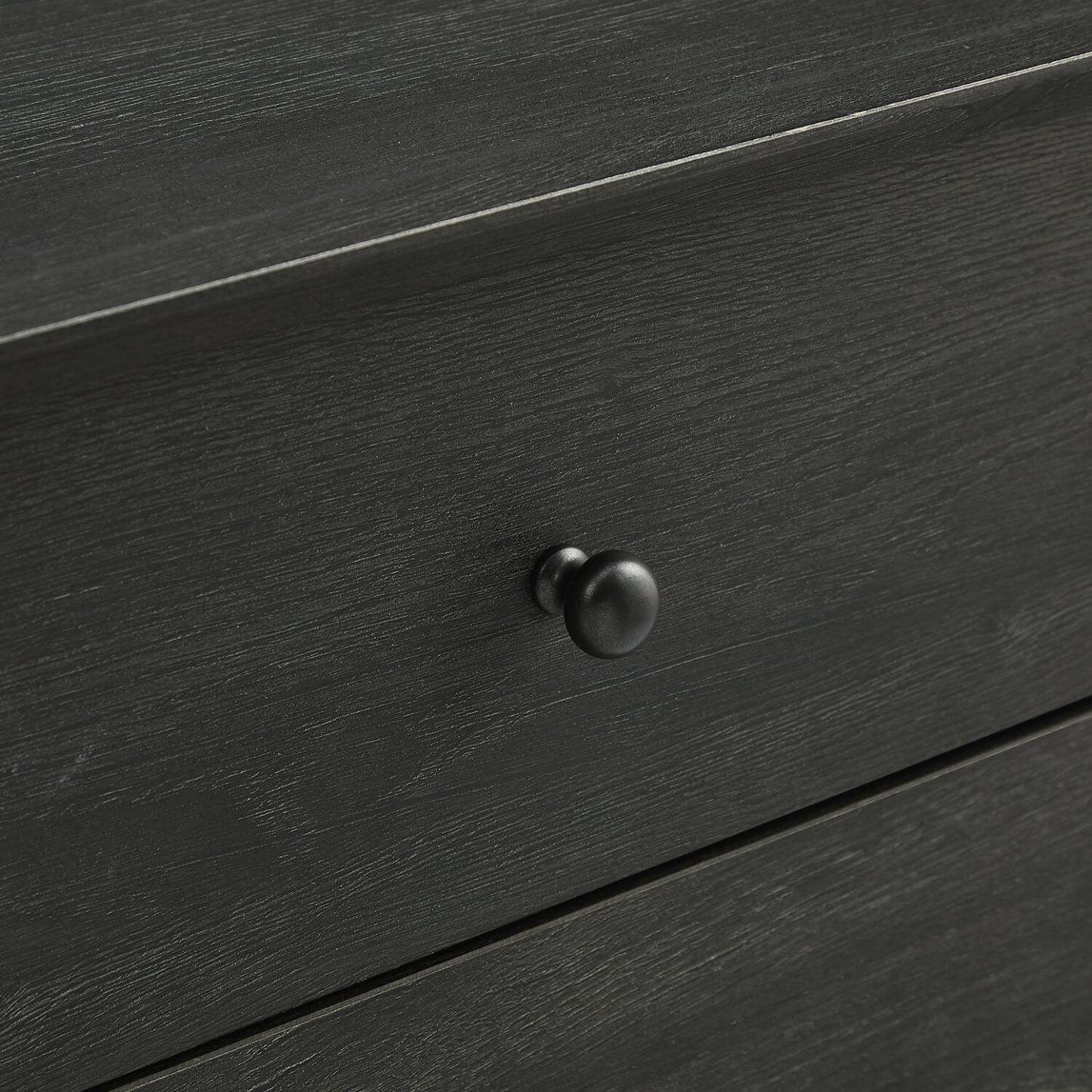 Table de nuit Mori à 2 tiroirs, 18 L x 25,75 H - Noir | Table de nuit Mori de 18 po (l) x 25,75 po (H) à 2 tiroirs - noire