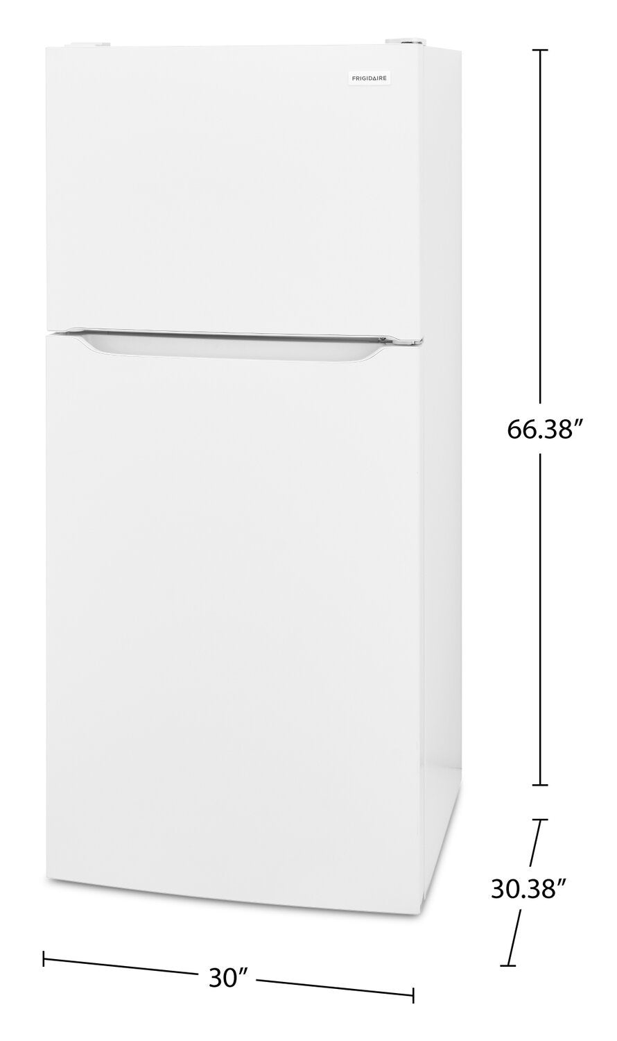 Réfrigérateur Frigidaire de 30 18 pi3 et de congélateur supérieur prêt pour le garage - blanc - FFHT1814YW | Frigidaire 30 18 Cu. Fort. Réfrigérateur à congélateur supérieur prêt pour le garage - Blanc - FFHT1814YW