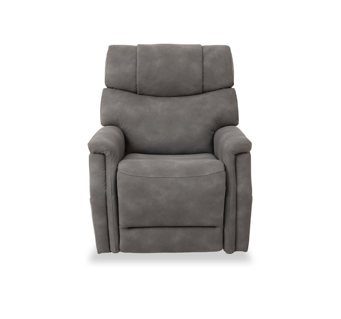 Claire 34 Fauteuil basculeur à inclinaison électrique en tissu d’apparence cuir - gris anthracite