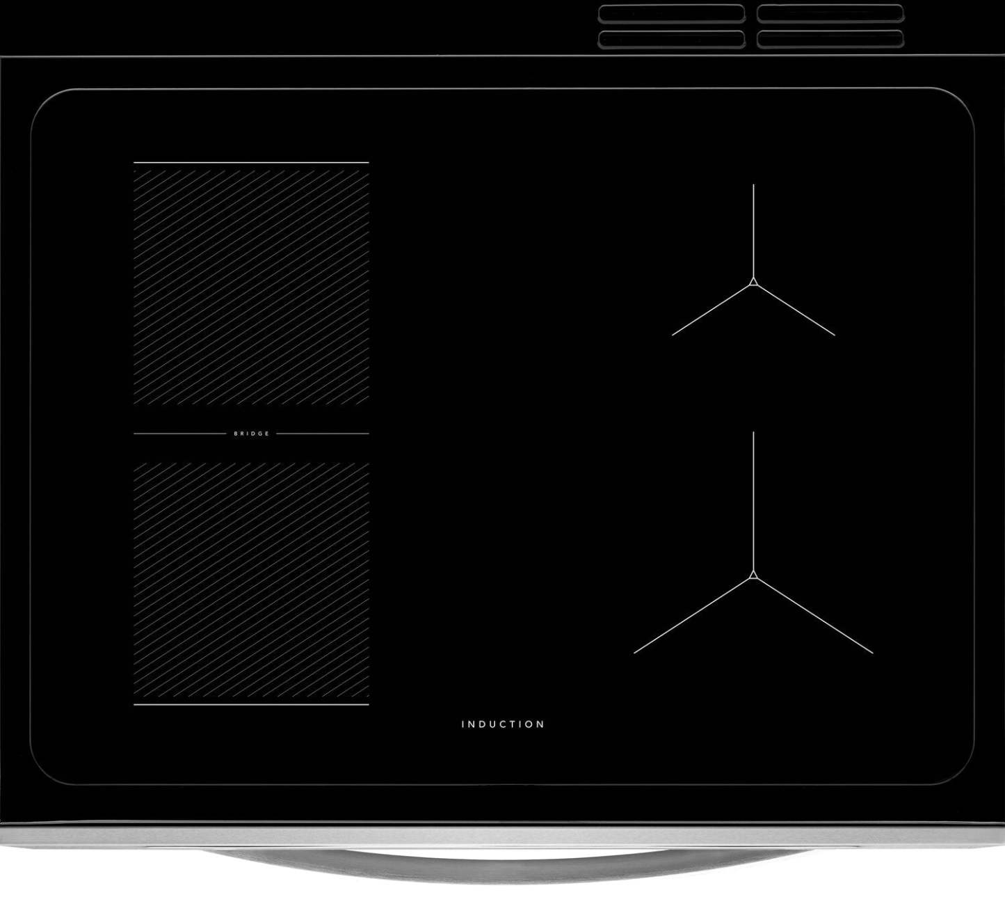 Frigidaire 5,3 pi³ Cuisinière à induction avec commandes à l’avant et friture à air - acier inoxydable - FCFI308CBS