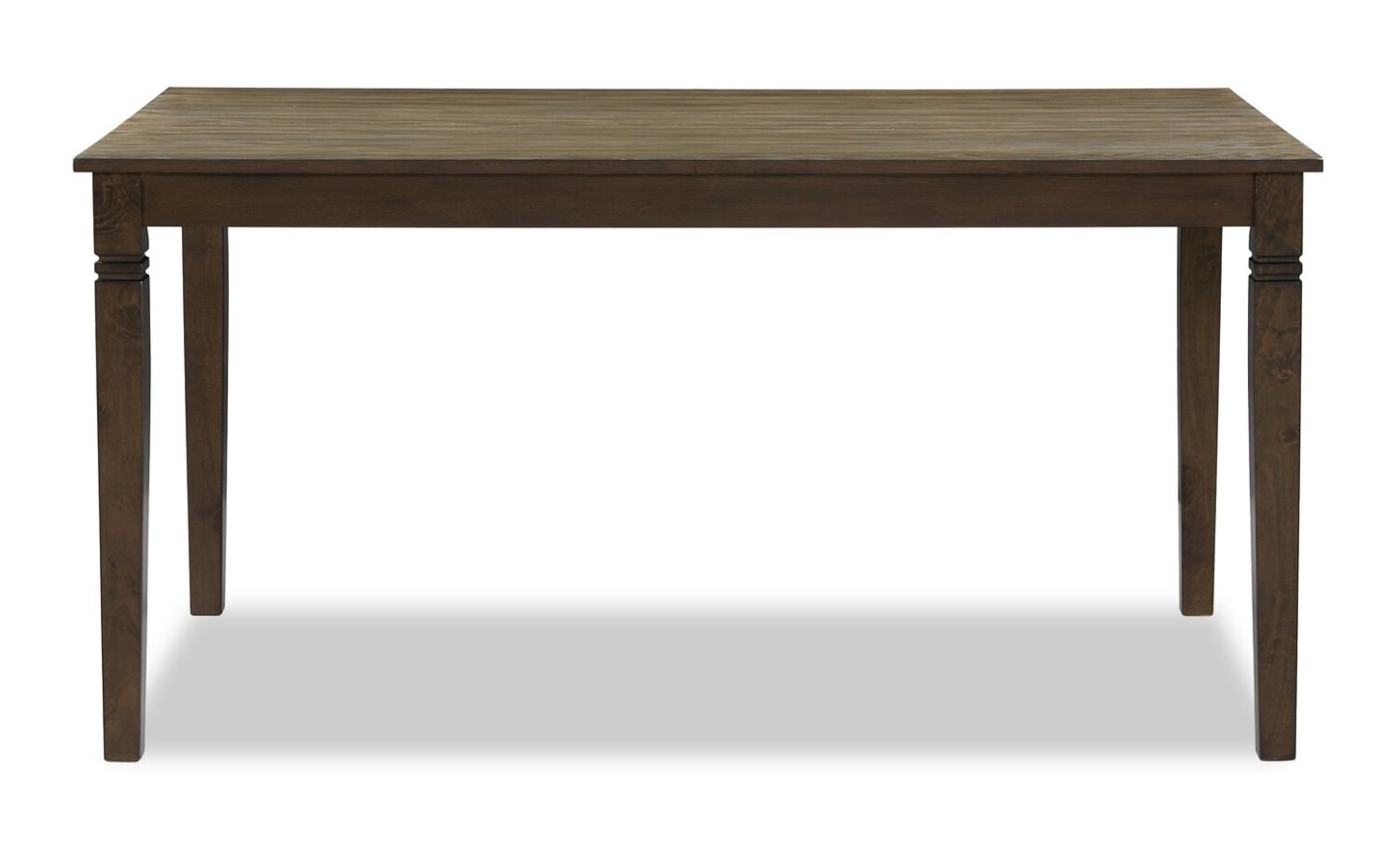 Ensemble de salle à manger Devon 5 pièces avec table et 4 chaises - 60 W, Bois - Brun foncé | Ensemble de salle à manger Devon 5 pièces avec table et 4 chaises - 60 po (L), bois - brun foncé