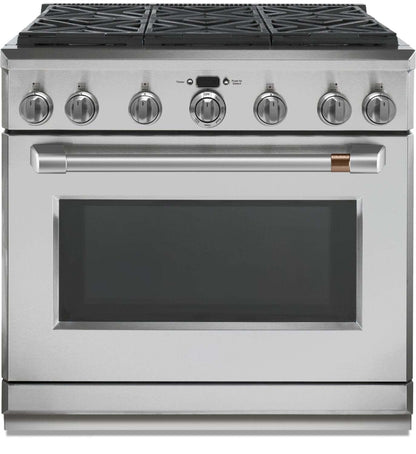 Coup de pied Café 36 pour cuisinière professionnelle en acier inoxydable brossé - CXPR6TKPMSS | Coup-de-pied Café de 36 po en acier brossé pour cuisinière professionnelle- CXPR6TKPMSS | CXPR6TKS