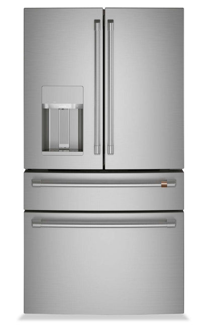 Réfrigérateur Café de 36 22,3 pi³ à 4 portes - acier inoxydable - CXE22DP2PS1 | Cafe 36 22.3 Cu. Ft. Quad Door Refrigerator - Stainless - CXE22DP2PS1