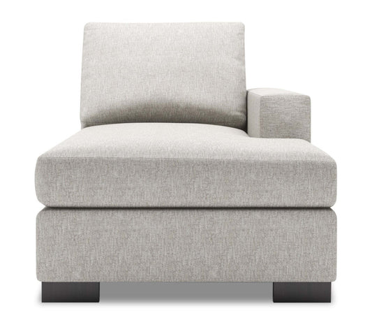 Sofa Lab Track RAF Chaise - Luxe Argent | Fauteuil long gauche Track de la collection Sofa Lab - Luxe Argent | TR282793