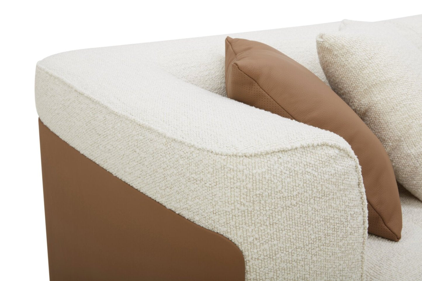 Tribeca 4 pièces sectionnel droit - perle | Sofa sectionnel de droite Tribeca 4 pièces - perle