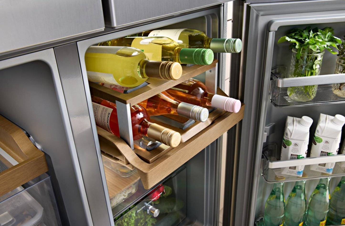 Réfrigérateur à 4 portes KitchenAid de 36 po et de 19,4 pi3 de profondeur comptoir - acier inoxydable - KRQC736RPS | Réfrigérateur à 4 portes KitchenAid de 36 po et de 19,4 pi3 de profondeur comptoir - acier inoxydable - KRQC736RPS | KRQC736S