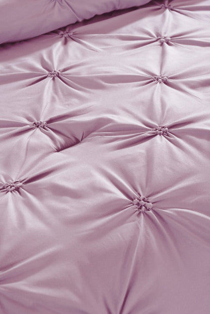 Penelope 3-Piece Full/Queen Comforter Set - Pink | Ensemble d'édredon Penelope 3 pièces rose pour lit double ou grand lit