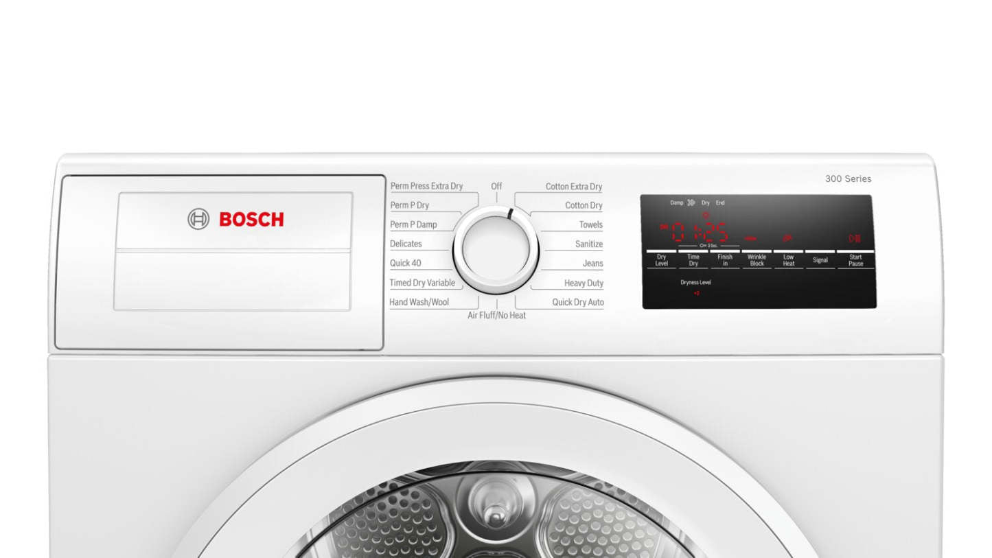 Bosch 300 Series 24 4 Cu. Ft. Compact Condensation Dryer - WPA12100UC | Sécheuse compacte Bosch 24 po de série 300 de 4 pi3 par condensation - WPA12100UC | WPA1210C