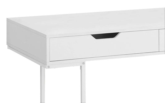 Bureau Butler 47.25 avec 2 tiroirs - Blanc|Bureau Butler de 47,25 po à 2 tiroirs - blanc