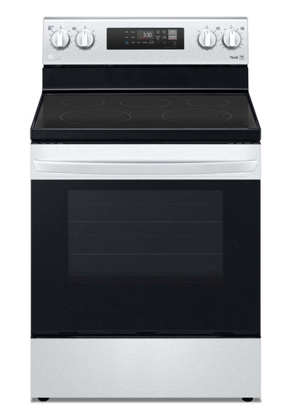 Cuisinière intelligente électrique LG de 6,3 pi³ avec EasyCleanMD - acier inoxydable - LREL6321S | LG 6.3 Cu. Ft. Smart Electric Range with EasyClean® - Stainless Steel - LREL6321S