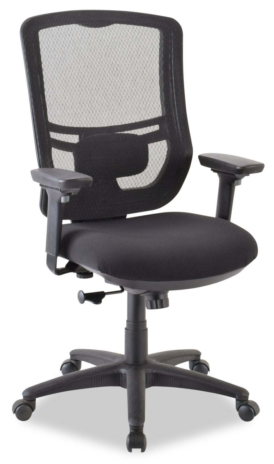 Tempur-Pedic Dante 26.4 Office Chair - Black with Mesh Back|Chaise de bureau Dante de Tempur-Pedic de 26,4 po - noire avec dossier en maille