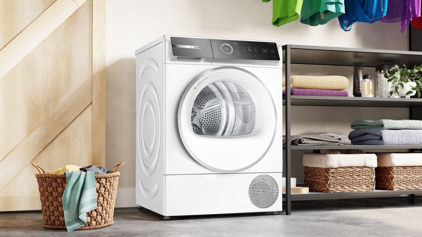 Bosch 500 Series 24 4 Cu. Ft. Compact Heat Pump Dryer with Home Connect® - WQB245B0UC | Sécheuse compacte Bosch de série 500 de 4 pi3 et de 24 po avec pompe à chaleur et Home ConnectMC - WQB245B0UC | WQB245B0