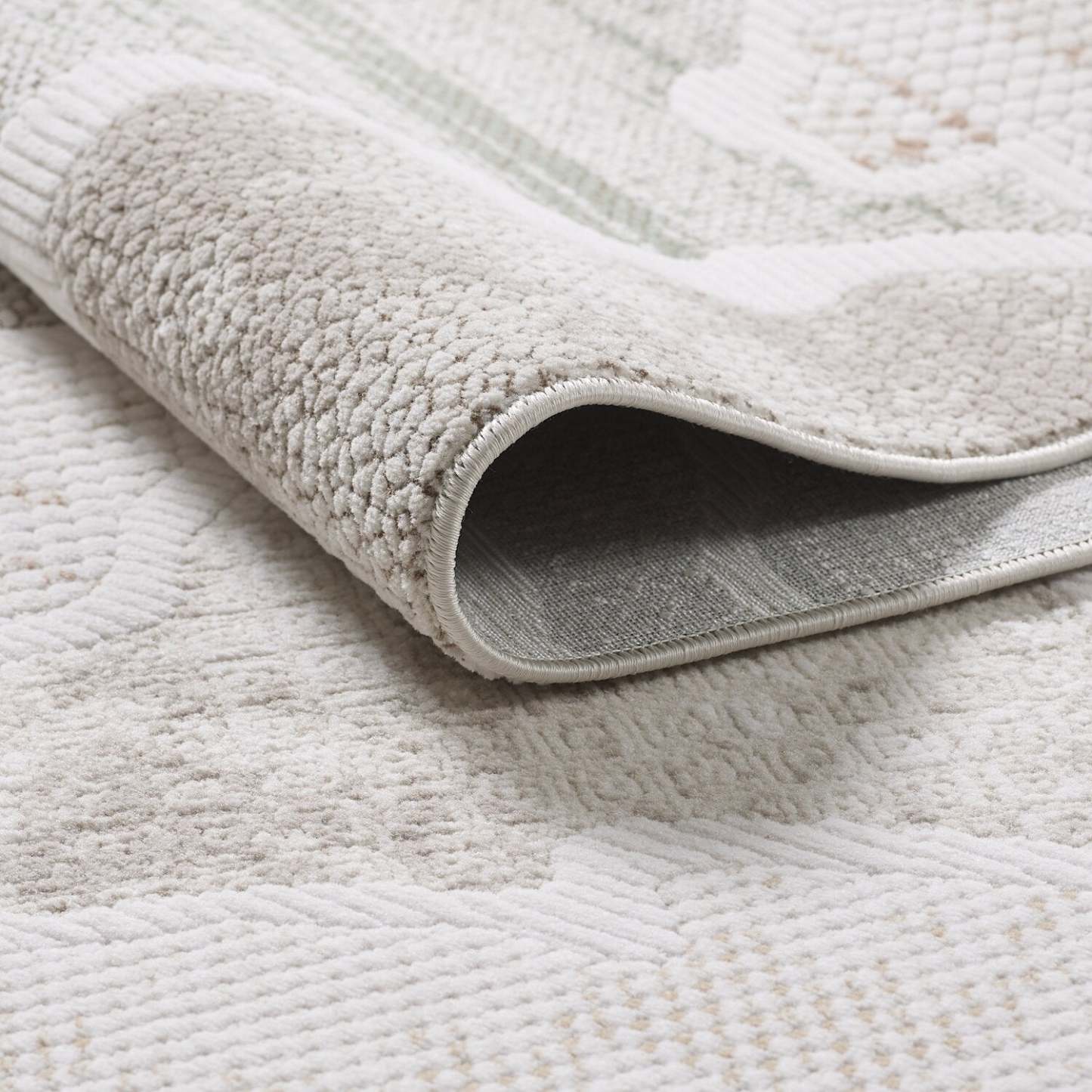 Tapis multicolore Cove Waves – 6'7 x 9'6 | Carpette Cove multicolore à motif de vagues - 6 pi 7 po x 9 pi 6 po