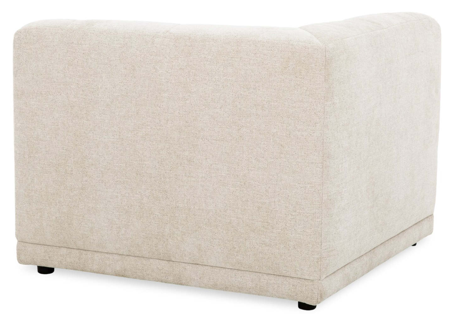 Kort &amp; Co. Oaklyn Modular 38.5 Chaise d'angle en tissu avec coussin de siège capitonné – Beige | Fauteuil en coin modulaire Oaklyn Kort &amp; Co. de 38,5 po en tissu avec coussin de siège capitonné - beige