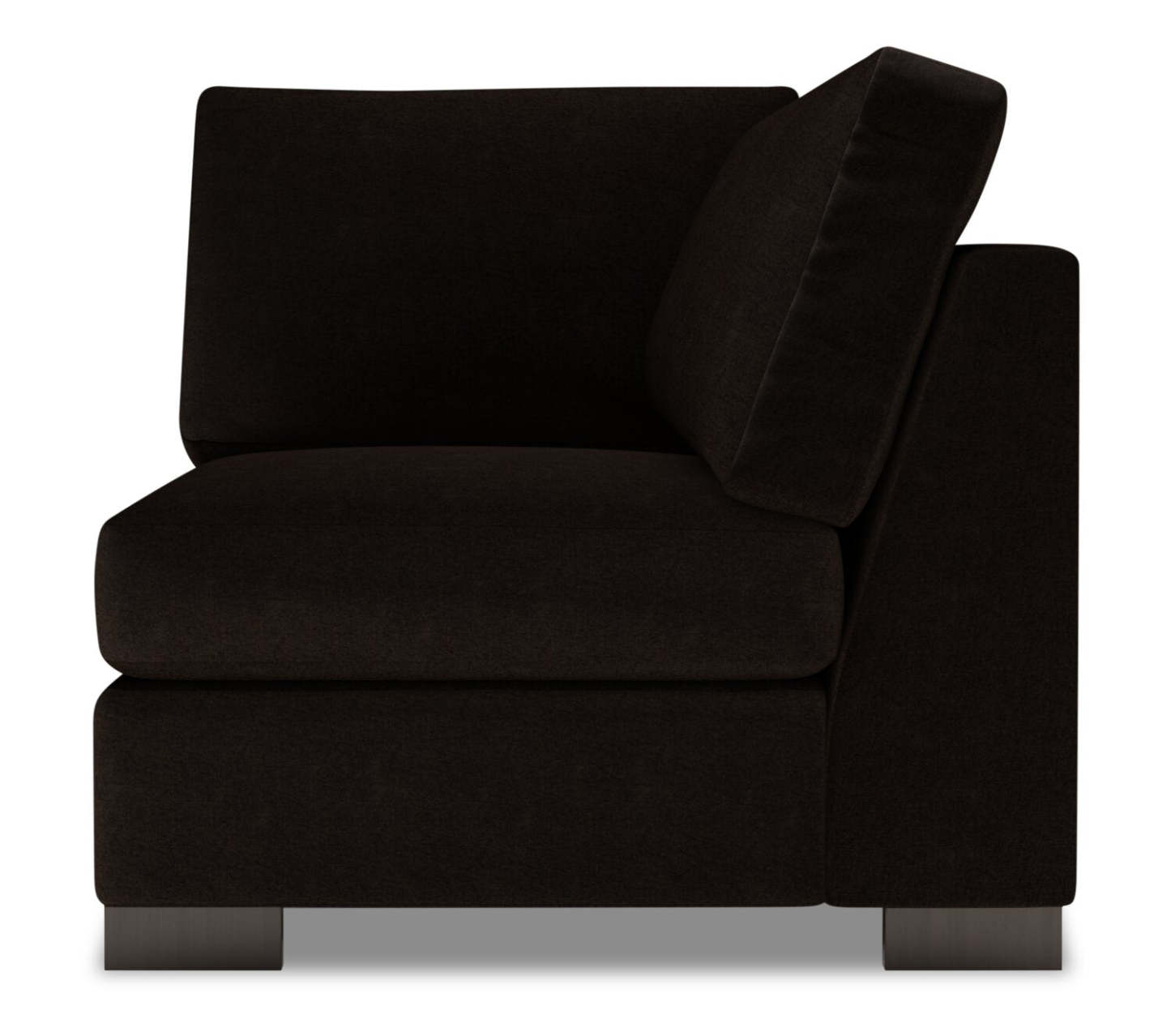 Sofa Lab Track Square Wedge - Chocolat de luxe | Fauteuil carré en coin Track de la collection Sofa Lab - Chocolat de luxe | TR883293