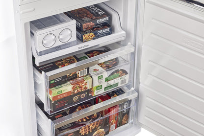 Réfrigérateur Classic Rétro par Unique de 24 po et de 12 pi3 à congélateur inférieur - blanc guimauve - UGP-340L W AC | U340LWAC