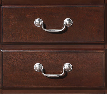 Table de chevet à 2 tiroirs Marco, 21 L x 24 H - Brun Cerise | Table de nuit Marco de 21 po (l) x 24 po (H) à 2 tiroirs - brun cerisier