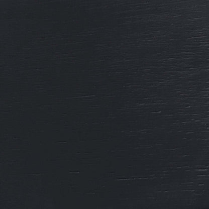 Chaise de salle à manger Remi avec dossier à lattes courbé - noire | Remi Dining Chair with Curved Slat-Back - Black