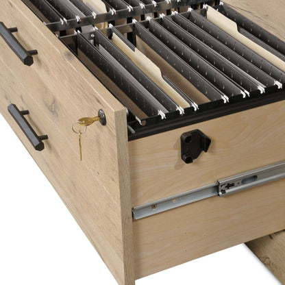Akira 31.26 2-Drawer Filing Cabinet - Prime Oak|Classeur Akira de 31,26 po à 2 tiroirs - chêne clair