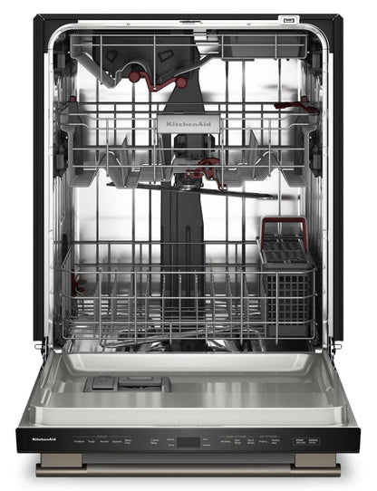 Lave-vaisselle KitchenAid de 24 po et de 44 dBA avec troisième panier 360° Max JetsMC - minéral noir - KDTS424SBE