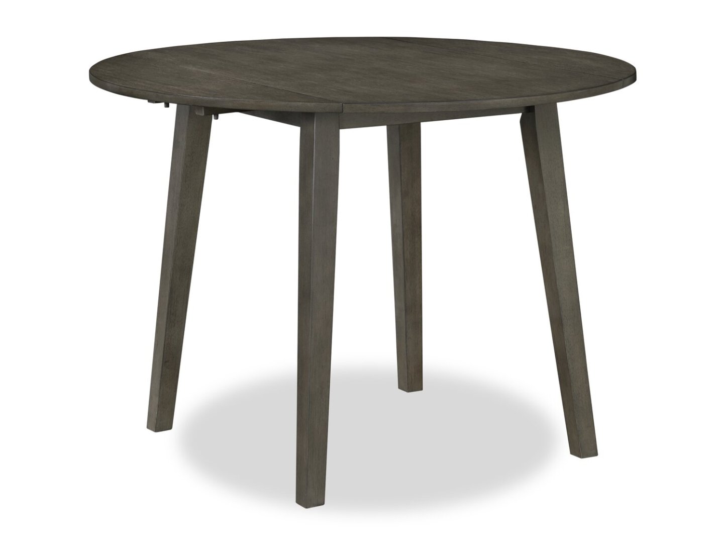 Bryn Drop-Leaf Dining Table, 42 Round - Dark Grey | Table de salle à manger ronde Bryn de 42 po avec abattant - gris foncé