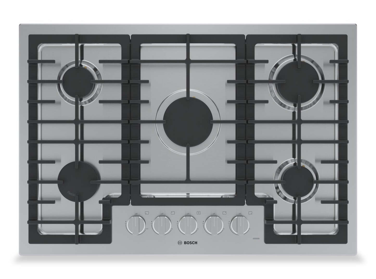 Surface de cuisson à gaz Bosch de série 500 de 30 po avec brûleur OptiSimMD - NGM5059UC | NGM505UC