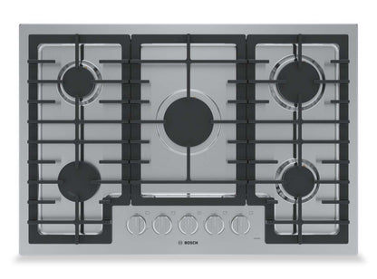 Surface de cuisson à gaz Bosch de série 500 de 30 po avec brûleur OptiSimMD - NGM5059UC | NGM505UC