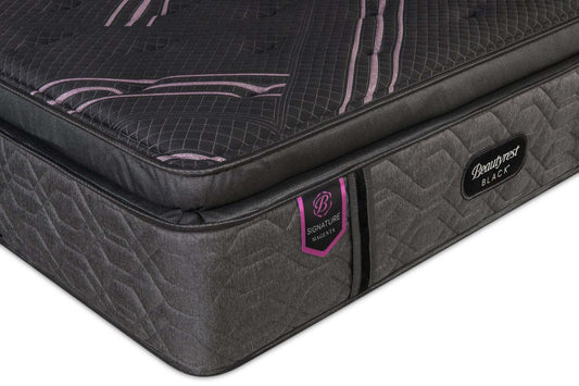 Matelas à Euro-plateau épais Magenta Signature de Beautyrest BlackMD pour grand lit