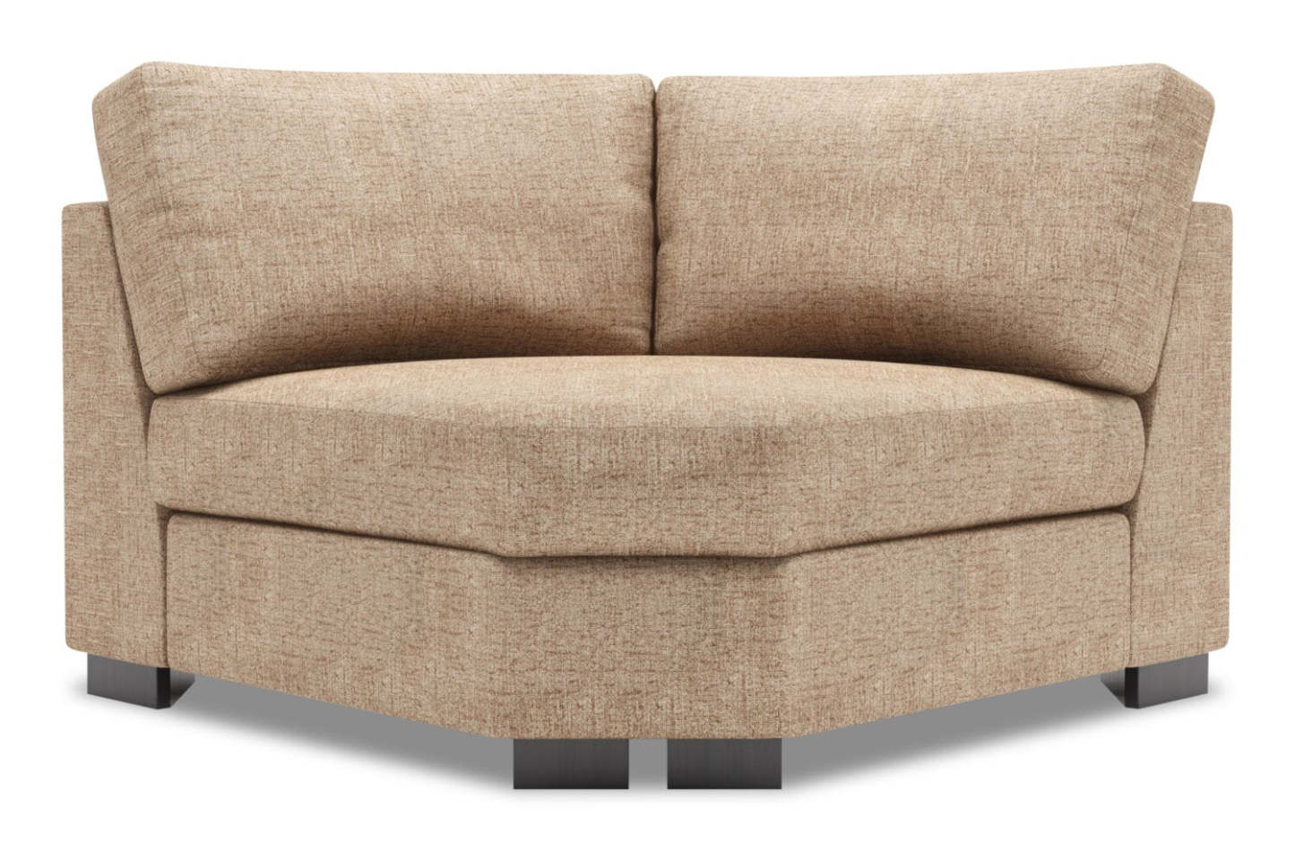 Sofa Lab Track Coin Incurvé - Taupe De Luxe | Fauteuil courbé en coin Track de la collection Sofa Lab - Luxury Taupe | TR842893
