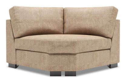 Sofa Lab Track Coin Incurvé - Taupe De Luxe | Fauteuil courbé en coin Track de la collection Sofa Lab - Luxury Taupe | TR842893