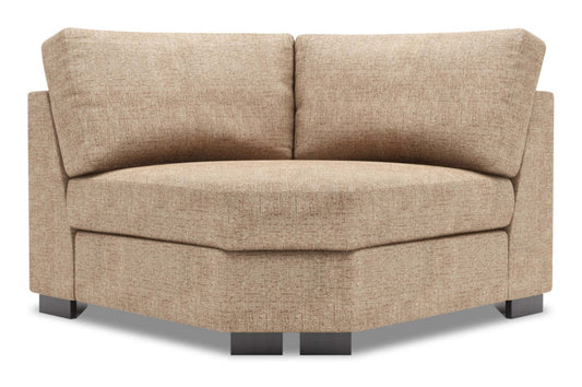 Sofa Lab Track Coin Incurvé - Taupe De Luxe | Fauteuil courbé en coin Track de la collection Sofa Lab - Luxury Taupe | TR842893