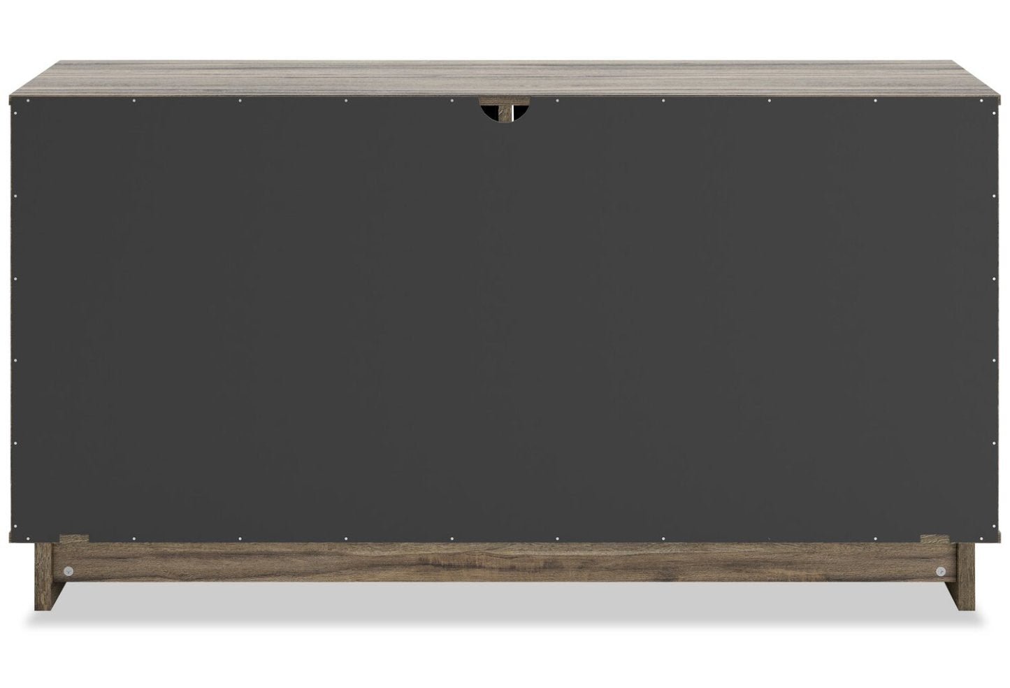 Commode à 6 tiroirs pour chambre à coucher Arik, 59 L x 30,8 H - Marron | Commode Arik de 59 po (L) x 30,8 po (H) à 6 tiroirs pour la chambre à coucher - brune