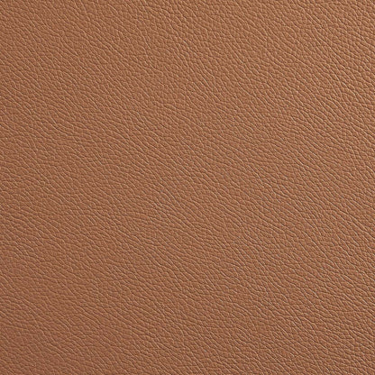 Manitoba 18 Round Storage Ottoman - Brown Faux Leather|Pouf de rangement rond Manitoba de 18 po - similicuir brun