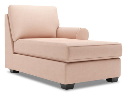 Canapé Lab Roll RAF Chaise - Pax Rose | Fauteuil long gauche Roll de la collection Sofa Lab - Pax Rose | RO283249