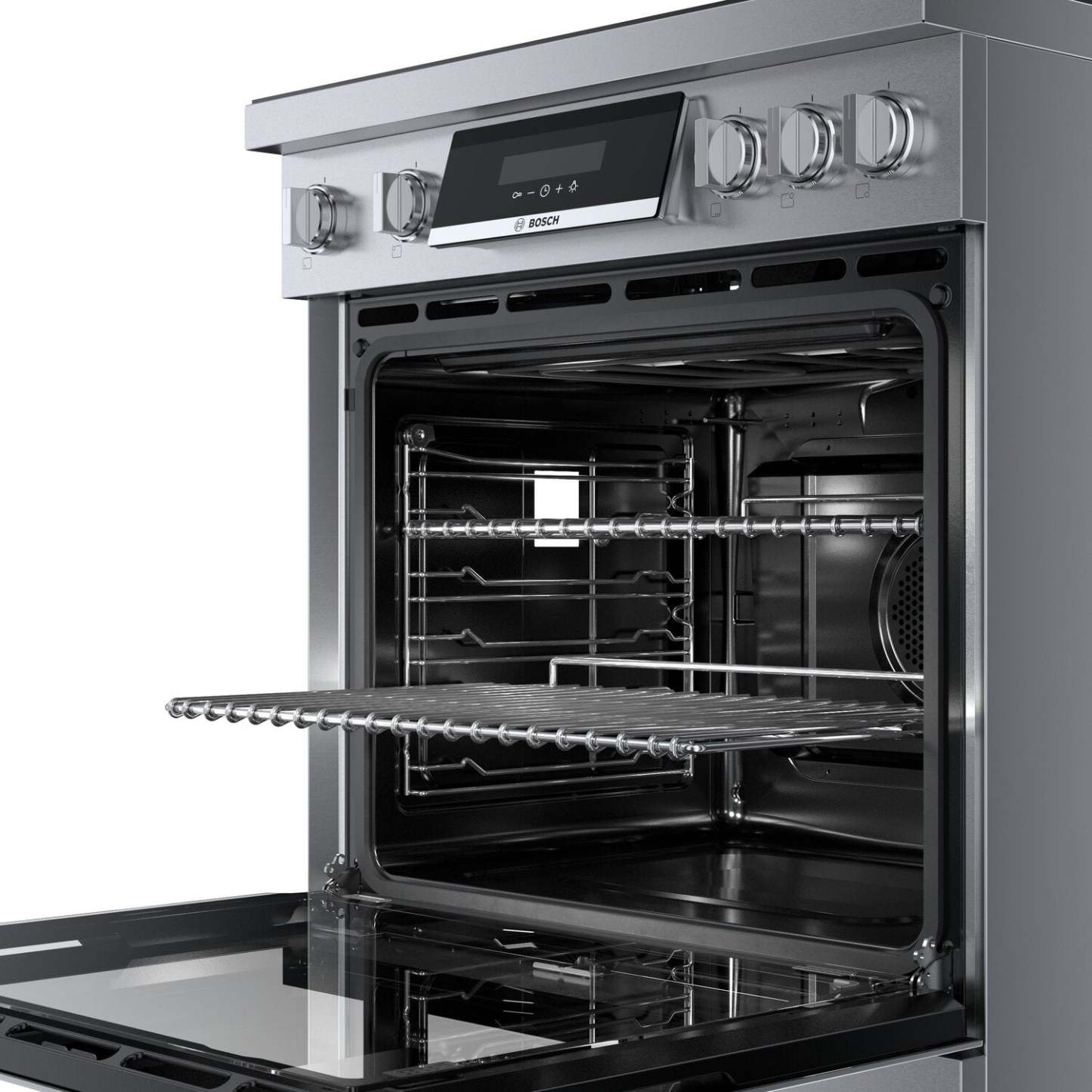 Bosch Série 800 3,9 Cu. Fort. Cuisinière électrique à induction - HIS8055C | Cuisinière électrique à induction Bosch de série 800 de 3,9 pi3 - HIS8055C | SON8055C