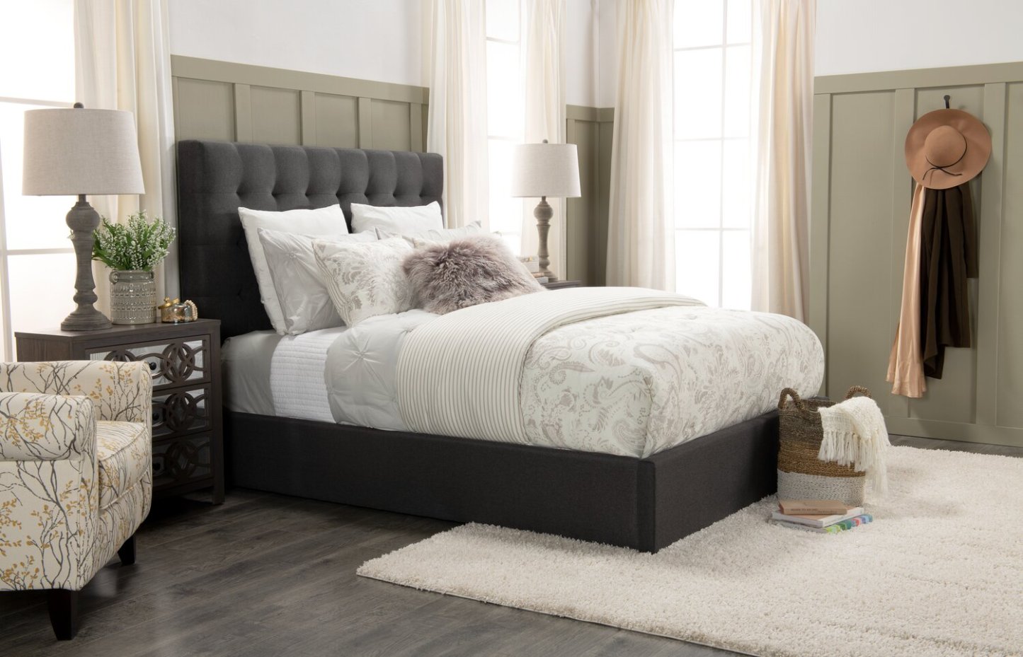 Ensemble d'édredon Indie Paisley 3 pièces pour lit double ou grand lit - Blanc|Ensemble d'édredon Indie Paisley 3 pièces pour lit double ou grand lit - blanc|PAISL3FQ