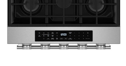 Cuisinière à gaz encastrée KitchenAid de 30 po et de 5,0 pi³ - acier inoxydable résistant aux traces de doigts - KSGS530SPS