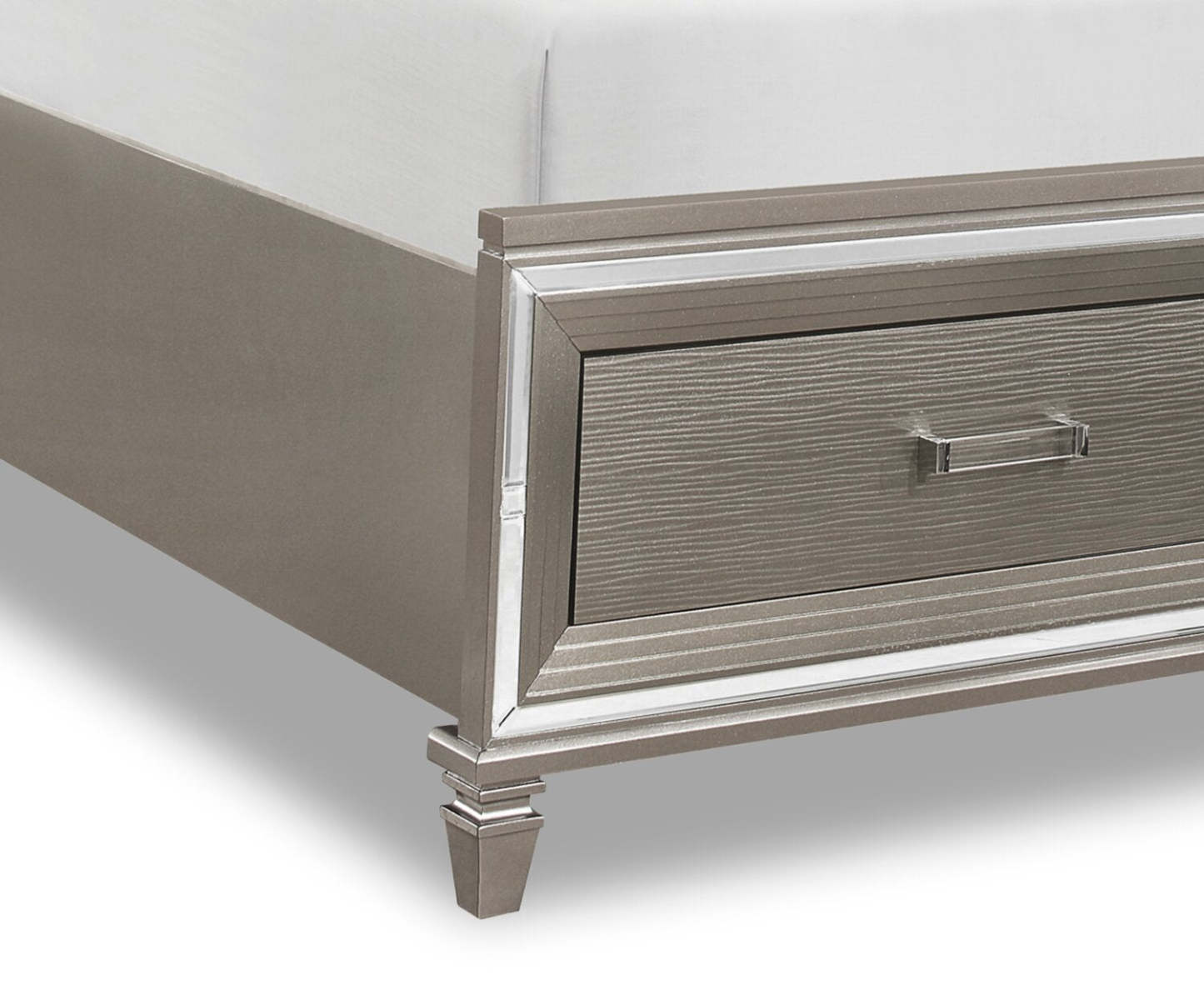 Max 6-Piece King Bedroom Package - Silver | Ensemble de chambre à coucher Max 6 pièces avec très grand lit - Argent | MAX2CKP6