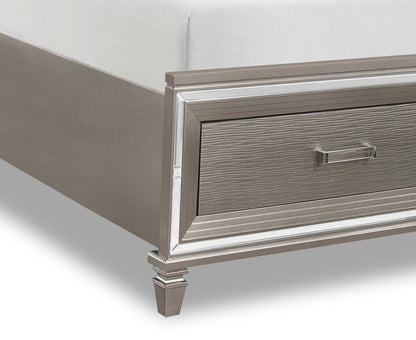 Max 6-Piece King Bedroom Package - Silver | Ensemble de chambre à coucher Max 6 pièces avec très grand lit - Argent | MAX2CKP6