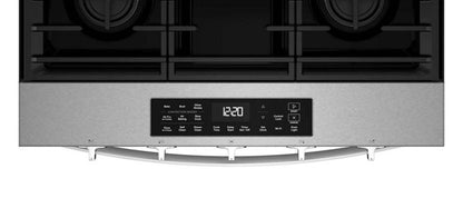 Cuisinière à gaz Whirlpool de 5 pi³ et de 30 po avec cuisson à air - acier inoxydable résistant aux traces de doigts - WSGS5030SZ