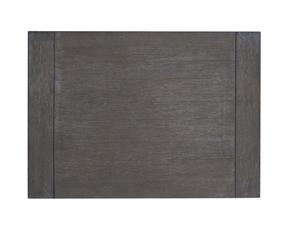 Table de nuit Koda à 2 tiroirs, 23,7 L x 23,7 H, Bois d'acacia - Gris | Table de nuit Koda de 23,7 po (L) x 23,7 po (H) à 2 tiroirs en acacia - grise