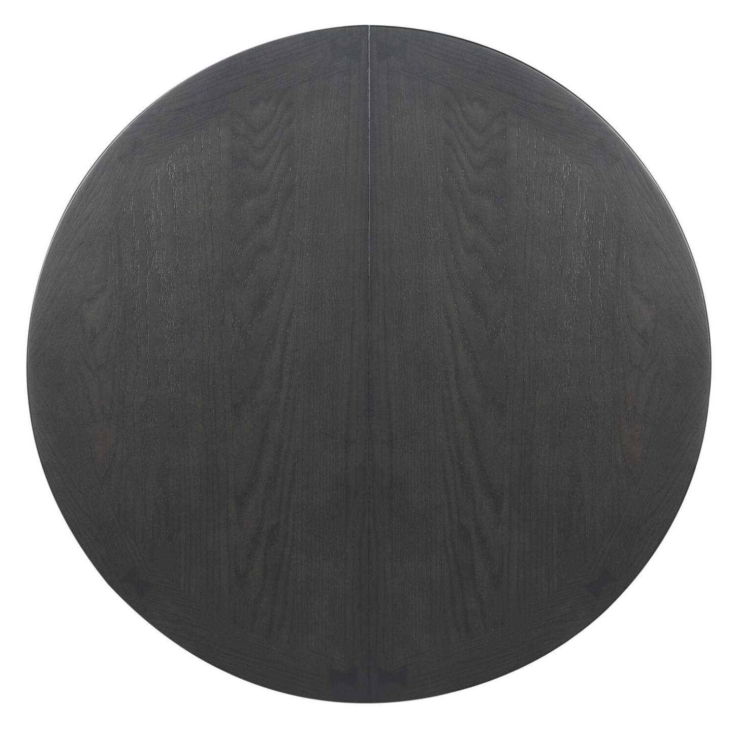 Table de salle à manger à hauteur de comptoir Dena avec rallonge de 42 à 60 W, ronde - Gris | Table de salle à manger ronde Dena de 42 po à 60 po (L) de hauteur comptoir et avec rallonge - grise