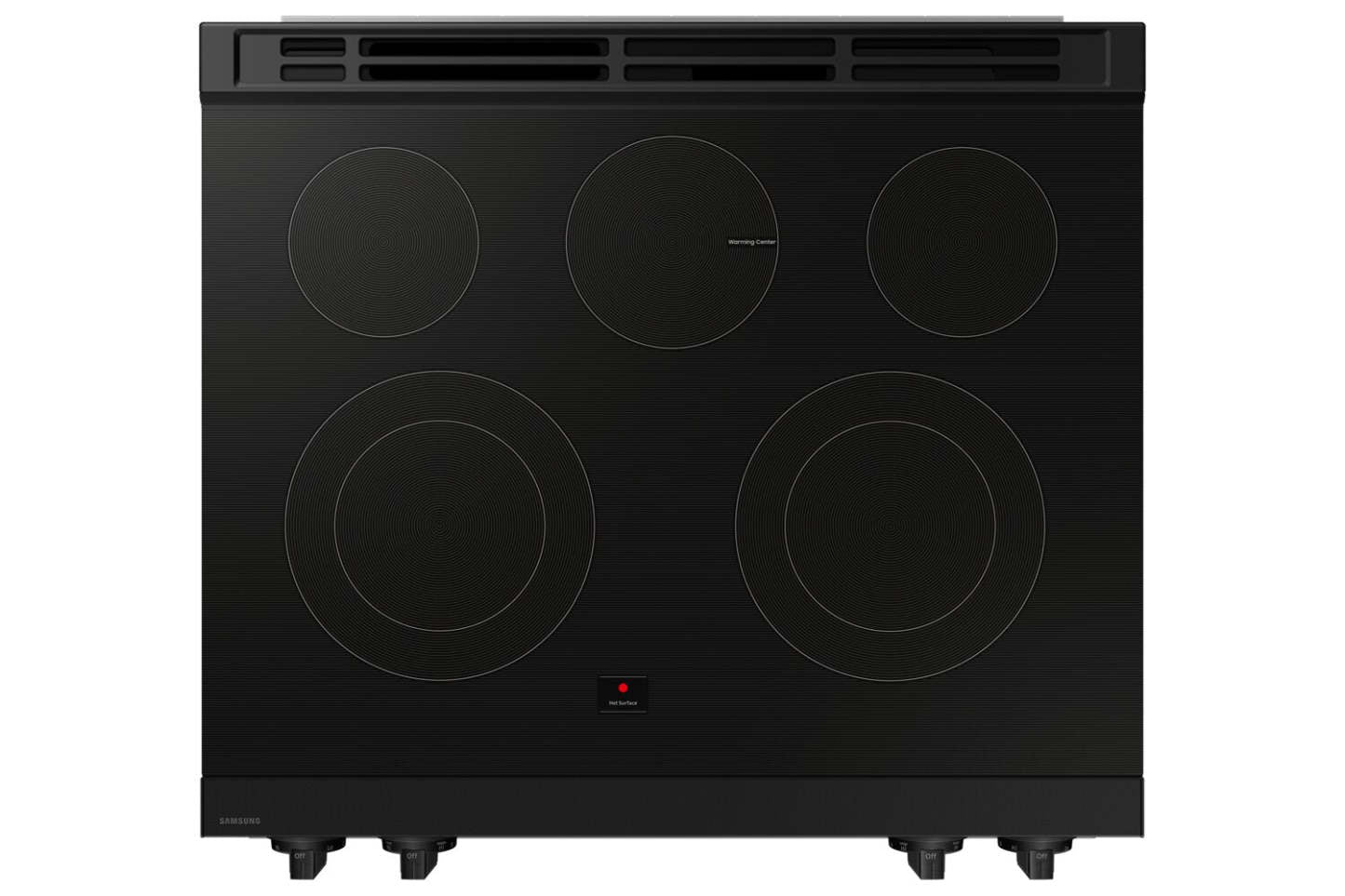 Cuisinière intelligente électrique encastrée Samsung de 6,3 pi³ avec commande vocale - acier inoxydable - NSE6DG8100…