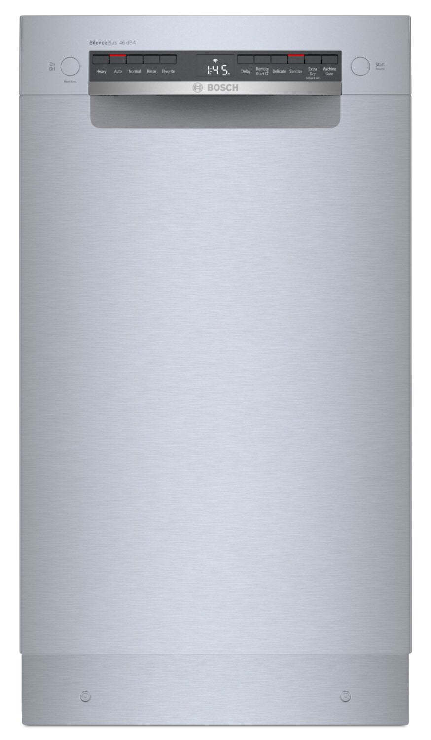 Bosch Lave-vaisselle intelligent à commande frontale série 18 300 avec PrecisionWash® et troisième panier - SPE53C55UC | Lave-vaisselle intelligent Bosch série 300 de 18 po avec commandes à l'avant, PrecisionWash et 3e panier - SPE53C55UC | SPE535UC