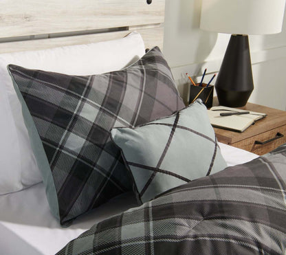 Ensemble d'édredon double 3 pièces William - Gris | Ensemble d'édredon William 3 pièces pour lit simple - gris | WLIAM3TW