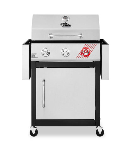 Grill Chef Barbecue au gaz propane à 3 brûleurs de 39 000 BTU - GCF371CRP | Gril à gaz propane Grill Chef de 39 000 BTU à 3 brûleurs - GCF371CRP | GCF371CR